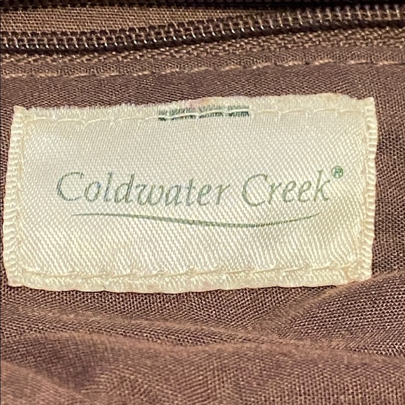 Coldwater Creek Macrame’ Brown mid-size bag with dual Round wicker handles BOHO - Picture 7 of 11